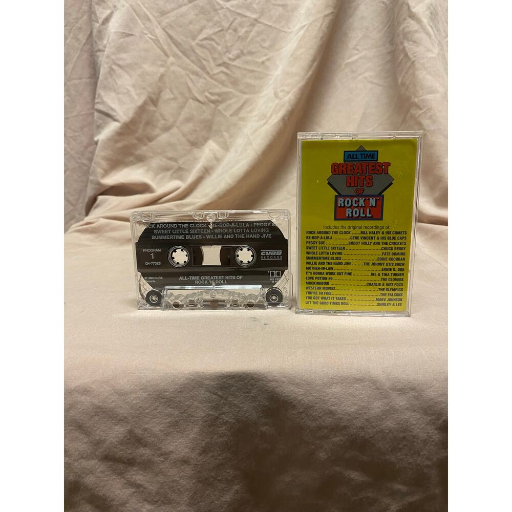 All-Time Greatest Hits Of Rock N' Roll By Various Artists - Cassette 1990